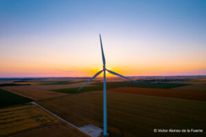 eoliennes sunset © 2